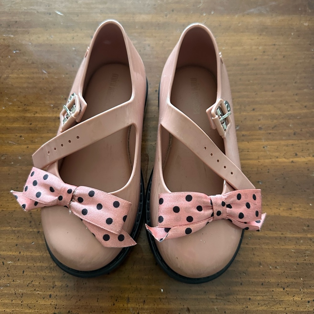 Mini Melissa Platform Bow Shoes